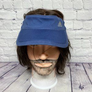 Adidas Golf Hat Women Cap Visor Strap Back Blue One Size Fits All Embroidered